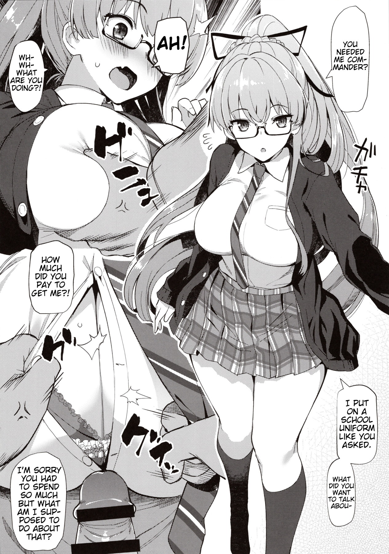 Hentai Manga Comic-Getting Off At Azure Lane-Read-9